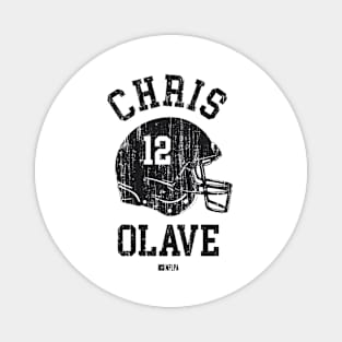 Chris Olave New Orleans Helmet Font Magnet